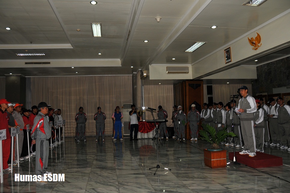 Menteri ESDM Buka Porseni ESDM 2010